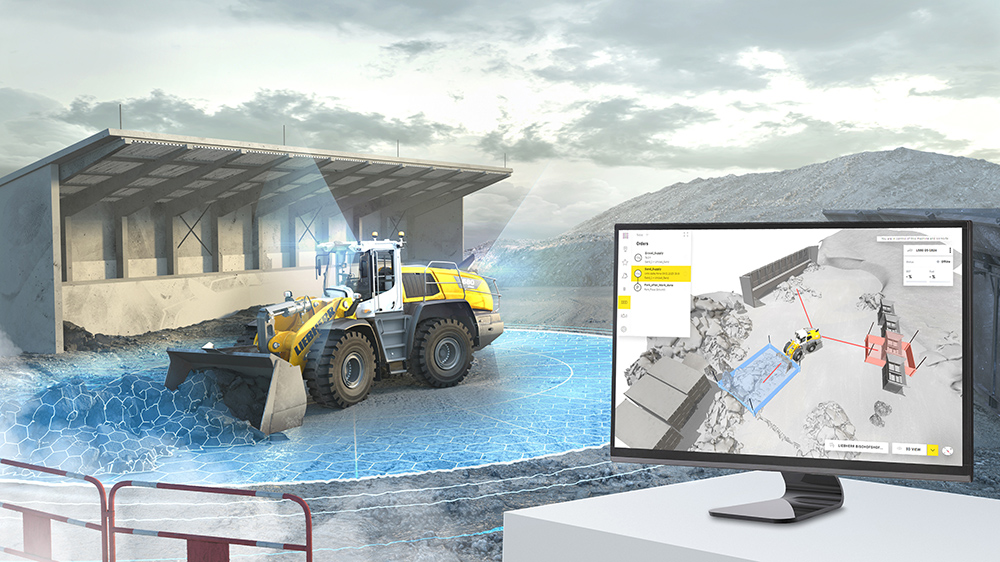 Liebherr’s innovative autonomous wheeled loader and remote control dozer